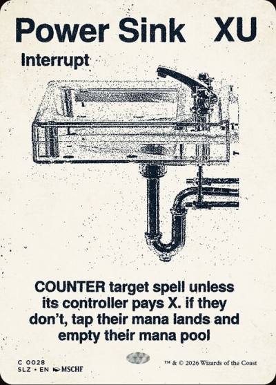 Power Sink SLZ-28 The Zeta Set Magic card