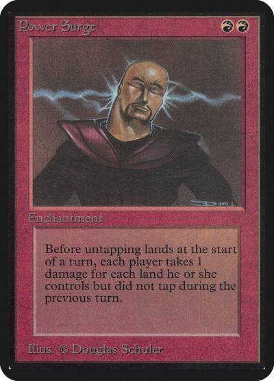 Power Surge LEA-167 Limited Edition Alpha Magic card