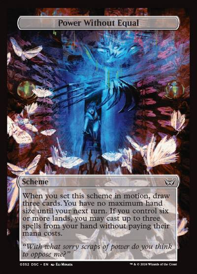 Power Without Equal DSC-352 Duskmourn: House of Horror Commander Magic card
