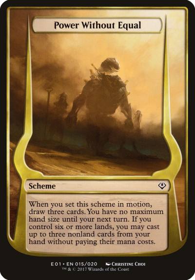 Power Without Equal OE01-15STAR Archenemy: Nicol Bolas Schemes Magic card