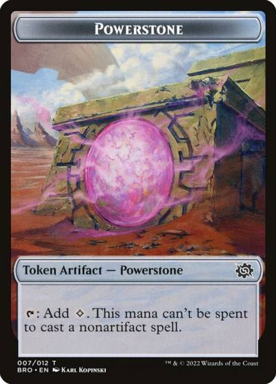 Powerstone TBRO-7 The Brothers' War Tokens Magic card
