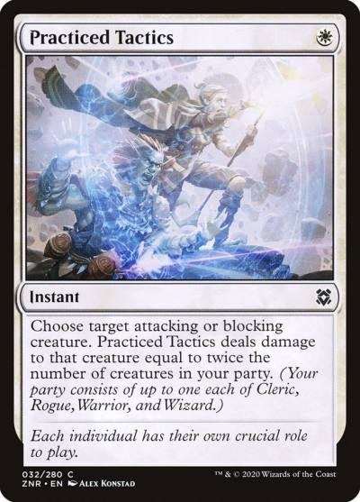 Practiced Tactics ZNR-32 Zendikar Rising Magic card