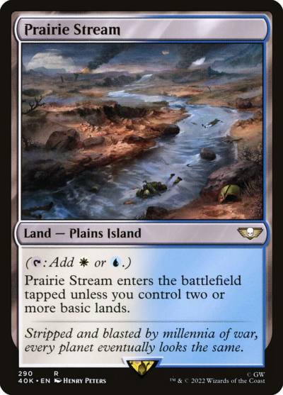 Prairie Stream 40K-290 Warhammer 40,000 Commander Magic card