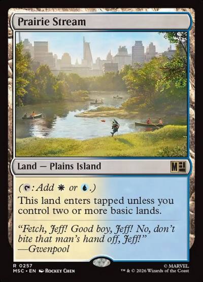 Prairie Stream MSC-257 Marvel Super Heroes Commander Magic card