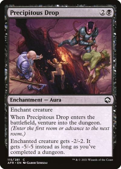 Precipitous Drop AFR-115 Adventures in the Forgotten Realms Magic card