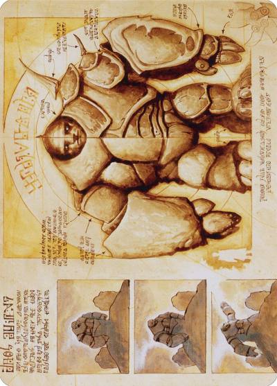 Precursor Golem // Precursor Golem ABRO-72 The Brothers' War Art Series Magic card