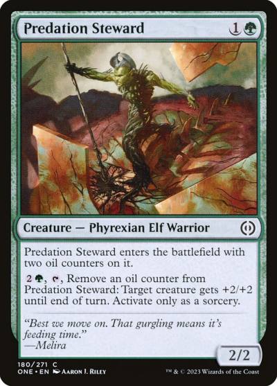Predation Steward 180 Phyrexia: All Will Be One Magic card