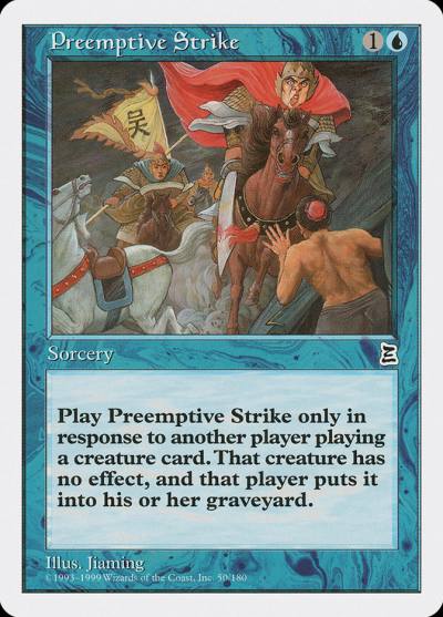 Preemptive Strike PTK-50 Portal Three Kingdoms Magic card