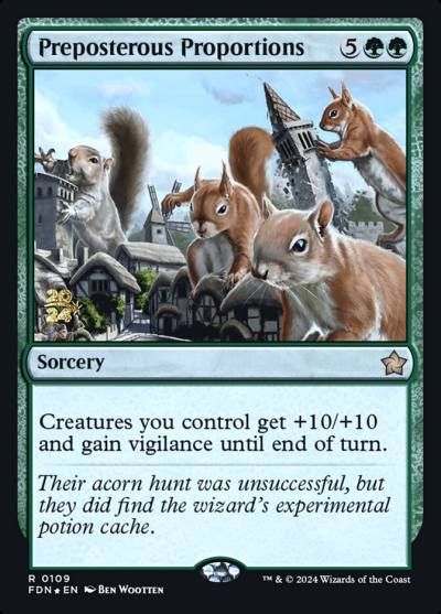 Preposterous Proportions PFDN-109S Foundations Promos Magic card