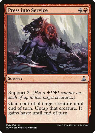 Press into Service OGW-114 Oath of the Gatewatch Magic card