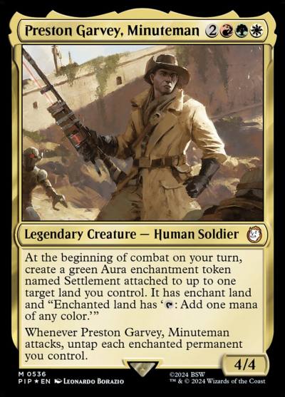 Preston Garvey, Minuteman PIP-536 Fallout Magic card