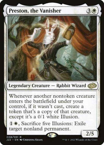 Preston, the Vanisher J22-8 Jumpstart 2022 Magic card