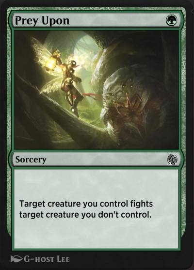 Prey Upon AJMP-143 Jumpstart Arena Exclusives Magic card