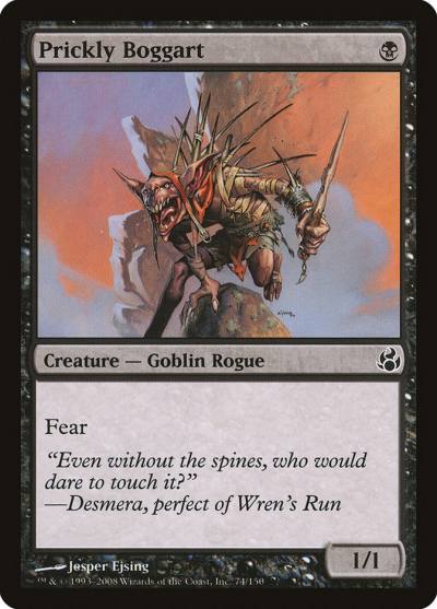 Prickly Boggart 74 Morningtide Magic card