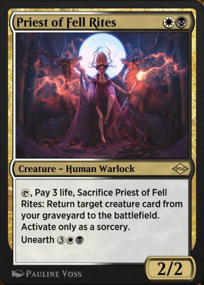 Priest of Fell Rites J21-707 Jumpstart: Historic Horizons Magic card