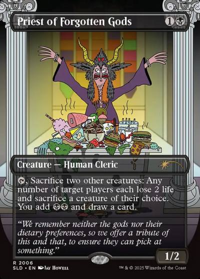 Priest of Forgotten Gods SLD-2006 Secret Lair Drop Magic card