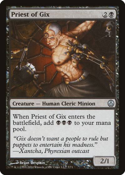Priest of Gix DDE-7 Duel Decks: Phyrexia vs. the Coalition Magic card