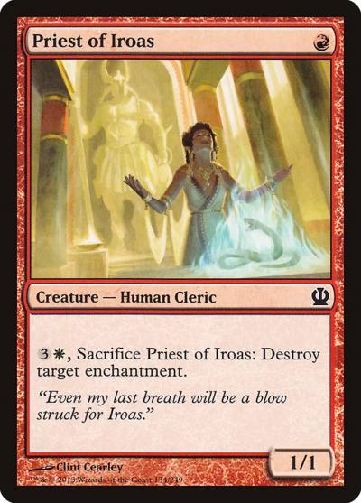 Priest of Iroas 134 Theros Magic card