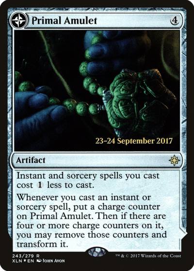 Primal Amulet // Primal Wellspring PXLN-243S Ixalan Promos Magic card