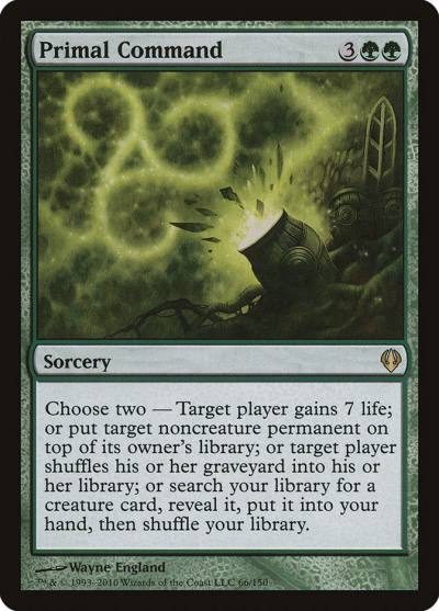Primal Command ARC-66 Archenemy Magic card