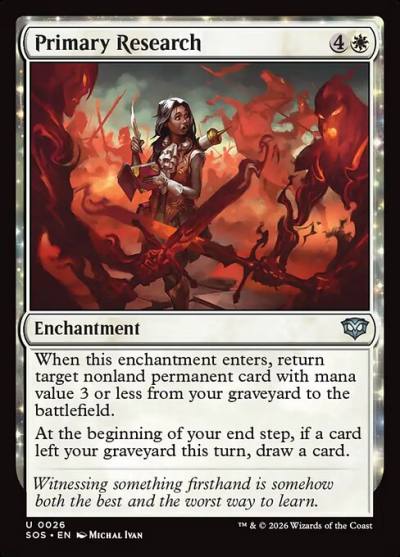 Primary Research SOS-26 Secrets of Strixhaven Magic card