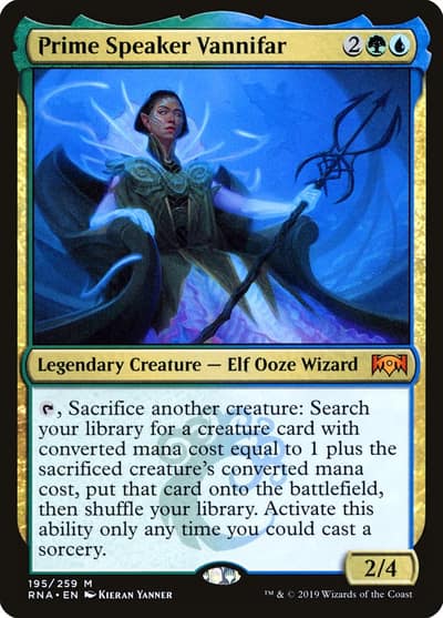 Prime Speaker Vannifar 195 Ravnica Allegiance Magic card