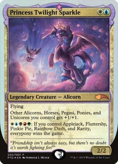 Princess Twilight Sparkle PTG-2 Ponies: The Galloping Magic card