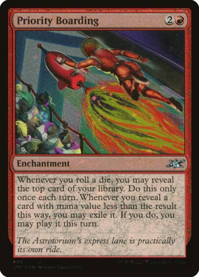 Priority Boarding UNF-405 Unfinity Magic card