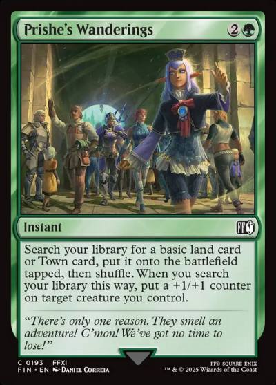 Prishe's Wanderings FIN-193 Final Fantasy Magic card