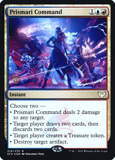 Prismari Command PSTX-214S Strixhaven: School of Mages Promos Magic card