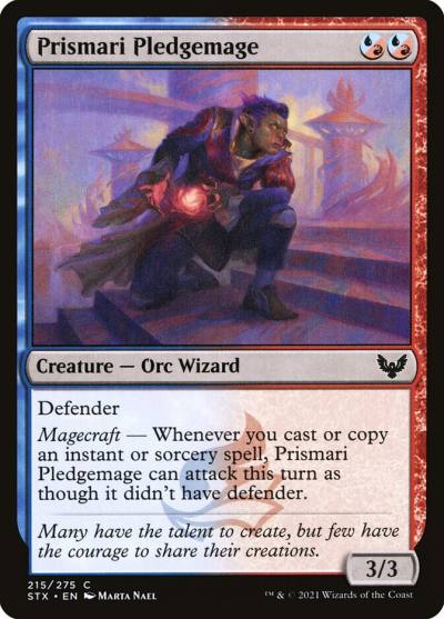 Prismari Pledgemage 215 Strixhaven: School of Mages Magic card