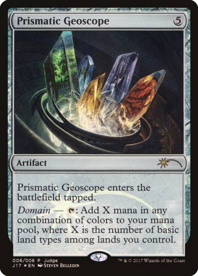 Prismatic Geoscope J17-6 Judge Gift Cards 2017 Magic card