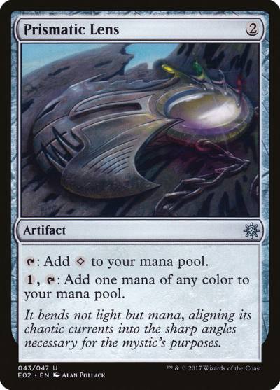 Prismatic Lens E02-43 Explorers of Ixalan Magic card