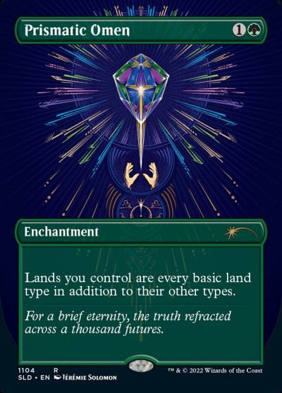 Prismatic Omen SLD-1104 Secret Lair Drop Magic card