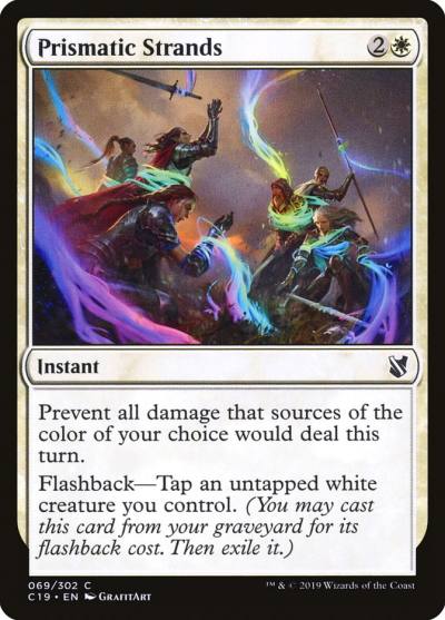 Prismatic Strands C19-69 Commander 2019 Magic card