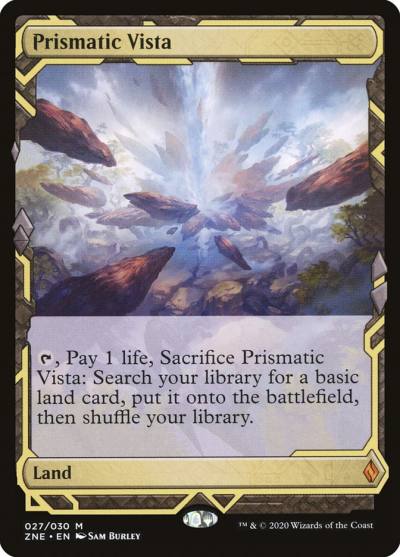 Prismatic Vista ZNE-27 Zendikar Rising Expeditions Magic card