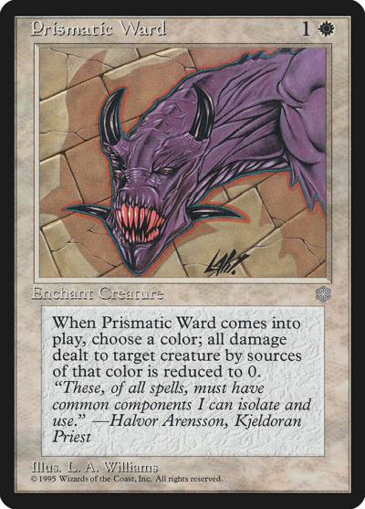 Prismatic Ward ICE-47 Ice Age Magic card