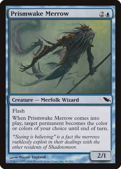Prismwake Merrow 46 Shadowmoor Magic card