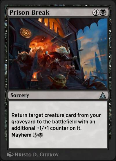 Prison Break OM1-64 Through the Omenpaths Magic card