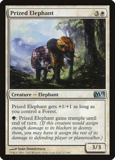 Prized Elephant M13-27 Magic 2013 Magic card
