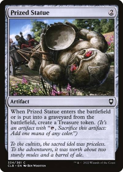 Prized Statue CLB-334 Commander Legends: Battle for Baldur's Gate Magic card