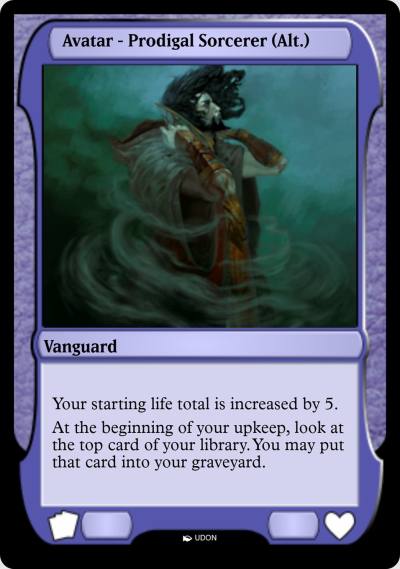 Prodigal Sorcerer Avatar PMOA-18 Magic Online Avatars Magic card