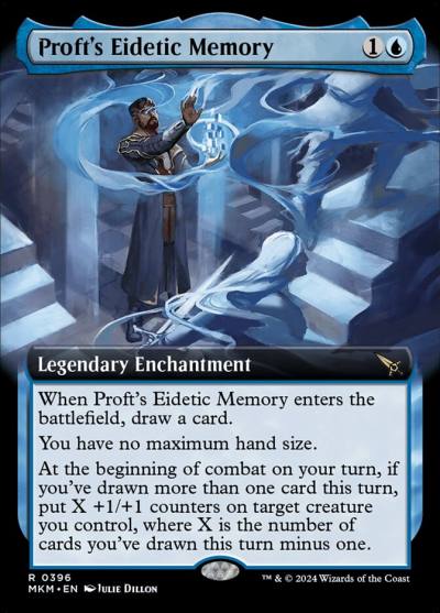Proft's Eidetic Memory MKM-396 Murders at Karlov Manor Magic card