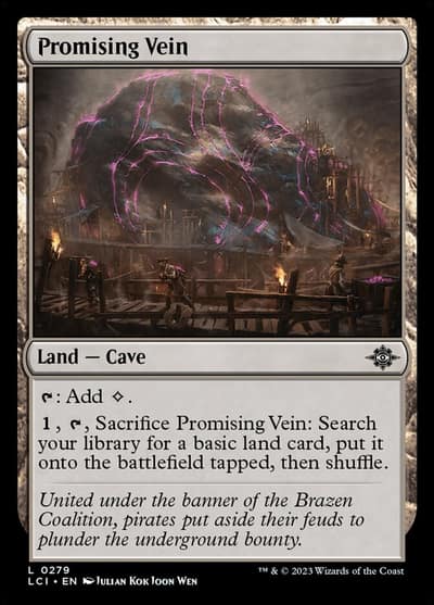 Promising Vein LCI-279 The Lost Caverns of Ixalan Magic card