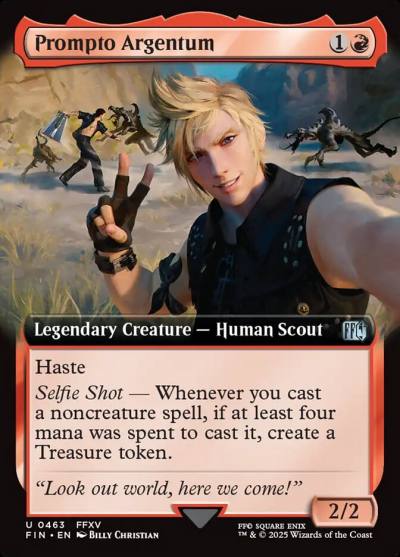 Prompto Argentum FIN-463 Final Fantasy Magic card