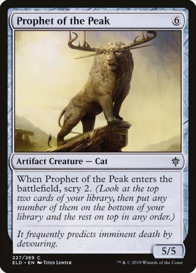 Prophet of the Peak ELD-227 Throne of Eldraine Magic card