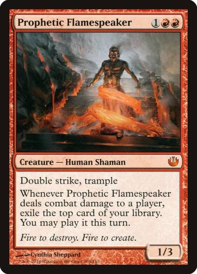 Prophetic Flamespeaker JOU-106 Journey into Nyx Magic card