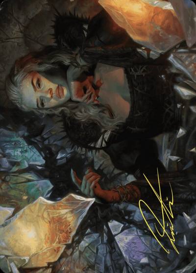 Prophetic Prism // Prophetic Prism AWOE-45 Wilds of Eldraine Art Series Magic card