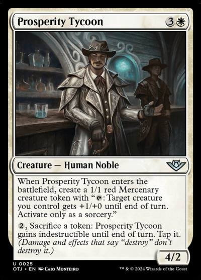 Prosperity Tycoon 25 Outlaws of Thunder Junction Magic card