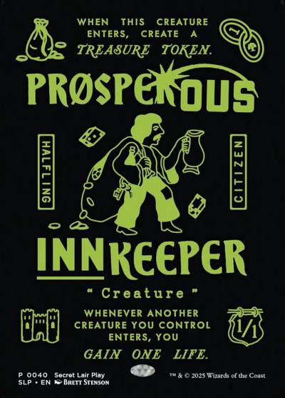 Prosperous Innkeeper SLP-40 Secret Lair Showdown Magic card